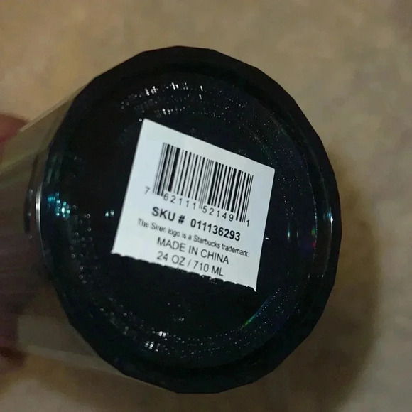 Starbucks Fall 2022 Ocean Kaleidoscope Dome 24oz Venti Tumbler with Straw - Picture 4 of 6